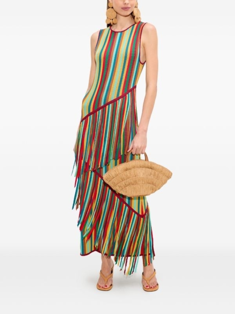 Simon Miller Striped Fringe Dress